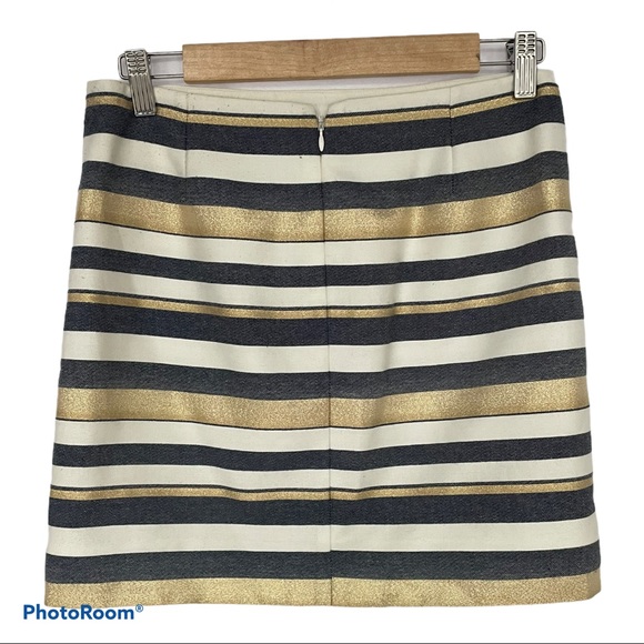 J. Crew Striped glitter mini skirt - Picture 2 of 4